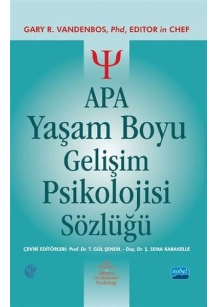 Apa Yaşam Boyu Gelişim Psikolojisi Sözlüğü