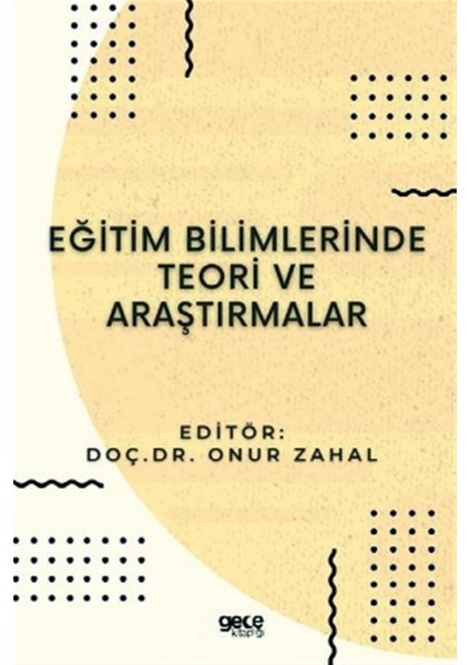 Eğitim Bilimlerinde Teori ve Araştırmalar