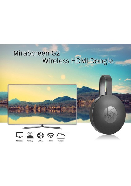 G2 Kablosuz 4 K Wifi Ekran Dongle Tv Alıcı Adaptörü Miracast Airplay (Yurt Dışından)