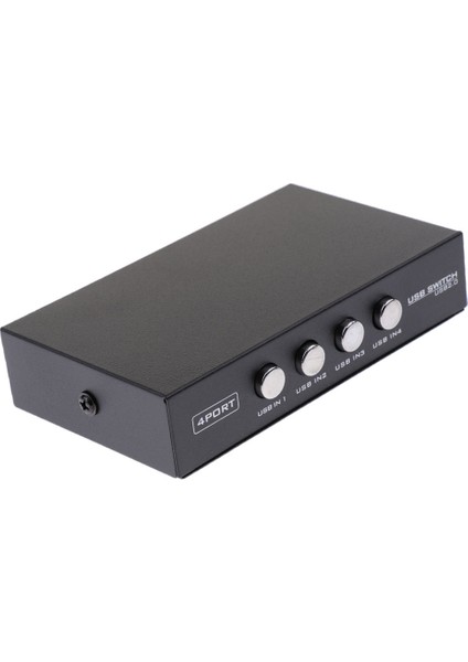 USB 2.0 Paylaşım Manuel Anahtarı Kvm Adaptörü Kutusu 4ports Hub Yazıcı Tarayıcısı Için (Yurt Dışından)