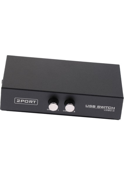 USB 2.0 Paylaşım Manuel Anahtarı Kvm Adaptörü Kutusu 2ports Hub Yazıcı Tarayıcı Için Hub (Yurt Dışından)