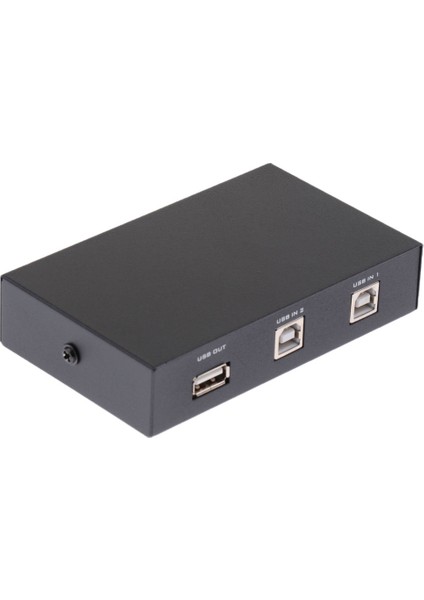 USB 2.0 Paylaşım Manuel Anahtarı Kvm Adaptörü Kutusu 2ports Hub Yazıcı Tarayıcı Için Hub (Yurt Dışından)