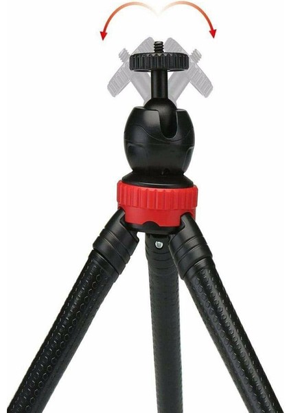 Tripod Esnek Flexible Tripod Telefon Tutucu ve Bluetooth Kumanda Shutter