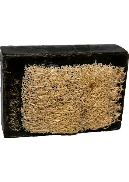 El Yapımı Doğal Kabak Lifli aktif Karbon (Kömür) Sabunu 110 gr