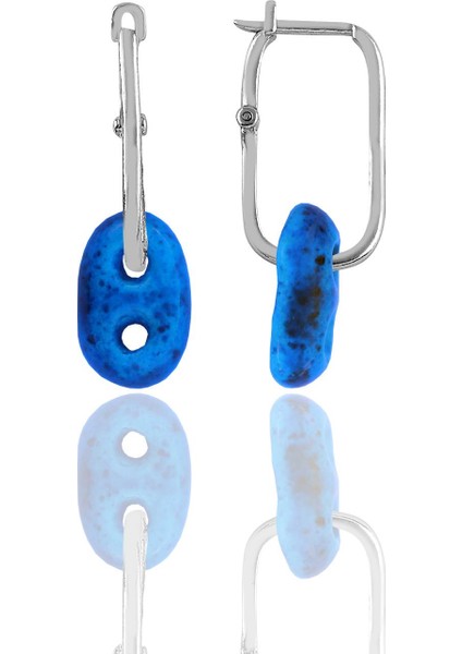 Gümüş Süryani Nazarlığı Göçmen Küpe