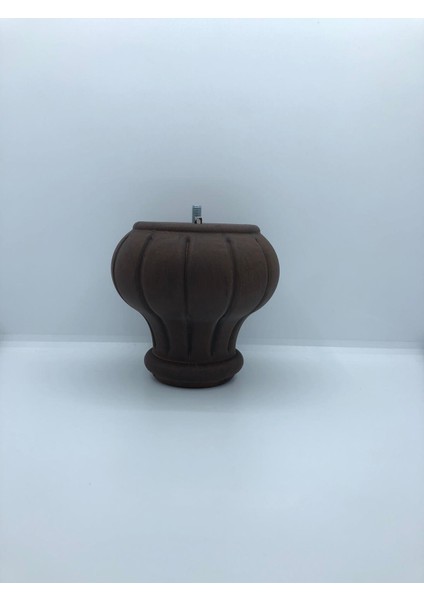 , Lotus Ceviz 12 cm M8 Vidalı Modern Baza,koltuk,mobilya Ayağı