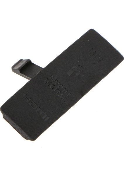 Yan USB Mıc Dc Görüntülü Kapı Kapağı Canon 550D Için Kauçuk Cilt Değiştirme  (Yurt Dışından)