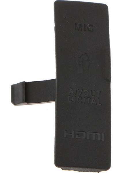 Yan USB Mıc Dc Görüntülü Kapı Kapağı Canon 550D Için Kauçuk Cilt Değiştirme  (Yurt Dışından)