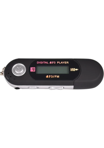 4 GB LCD Mp3 Mp4 Müzik Video Media Player Radyo Fm, Siyah  (Yurt Dışından)