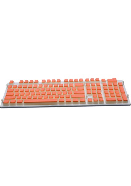 Çift Shot Puding Keycaps Kiraz Mx Mekanik Klavye Beyaz Set (Yurt Dışından)