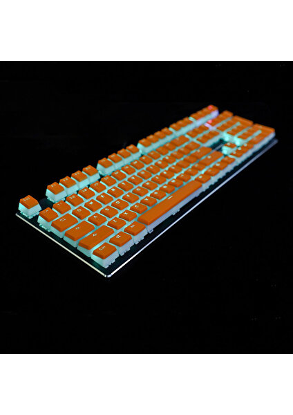 Çift Shot Puding Keycaps Kiraz Mx Mekanik Klavye Beyaz Set (Yurt Dışından)