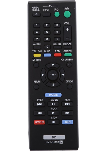 RMT-B119A Yedek Blu-Ray Disk Çalar Bd Için Uzaktan Kumanda (Yurt Dışından)
