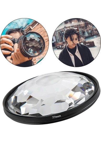 Kamera Cam 77MM Kaleidoskop Prizma Filtre Fotoğraf Aksesuarları (Yurt Dışından) fiyatları