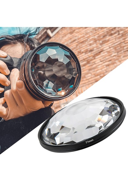Kamera Cam 77MM Kaleidoskop Prizma Filtre Fotoğraf Aksesuarları (Yurt Dışından) indirimleri