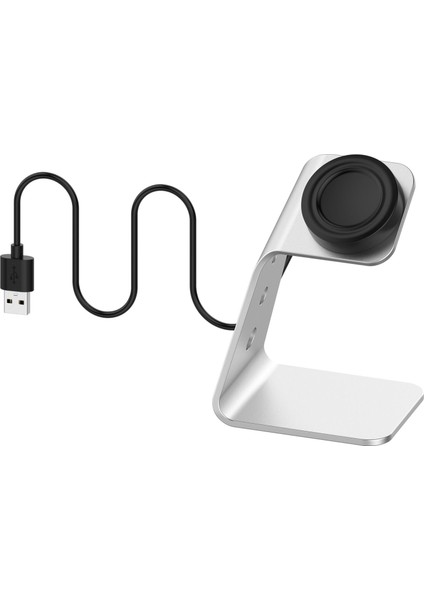 Galaxy 3 41MM SM-R850 Için Şarj Dock 45MM Aktif 1 2 3 Gümüş (Yurt Dışından)