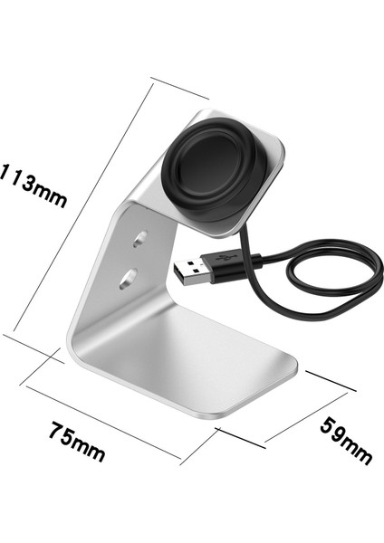 Galaxy 3 41MM SM-R850 Için Şarj Dock 45MM Aktif 1 2 3 Gümüş (Yurt Dışından) fiyatları