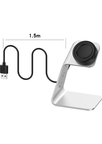 Galaxy 3 41MM SM-R850 Için Şarj Dock 45MM Aktif 1 2 3 Gümüş (Yurt Dışından) modelleri