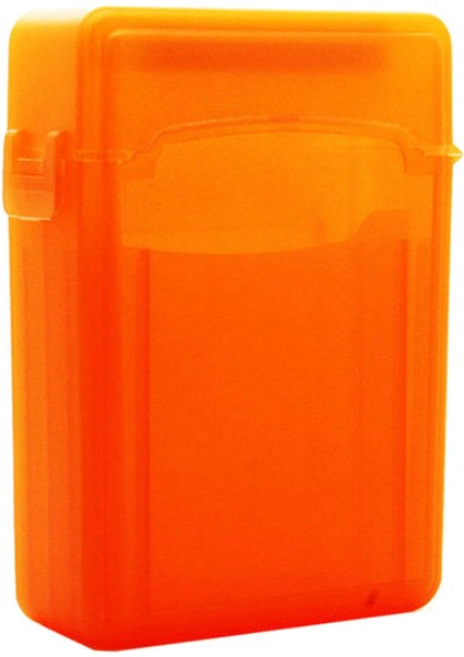 2.5 Inç Plastik Çift Katmanlı Sabit Disk Kılıfı - Turuncu (Yurt Dışından)