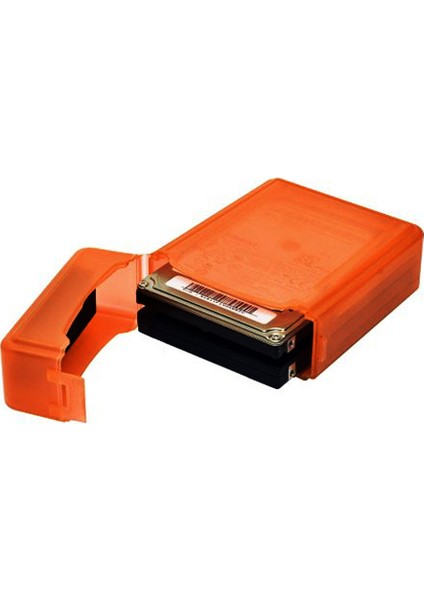 2.5 Inç Plastik Çift Katmanlı Sabit Disk Kılıfı - Turuncu (Yurt Dışından) fiyatları