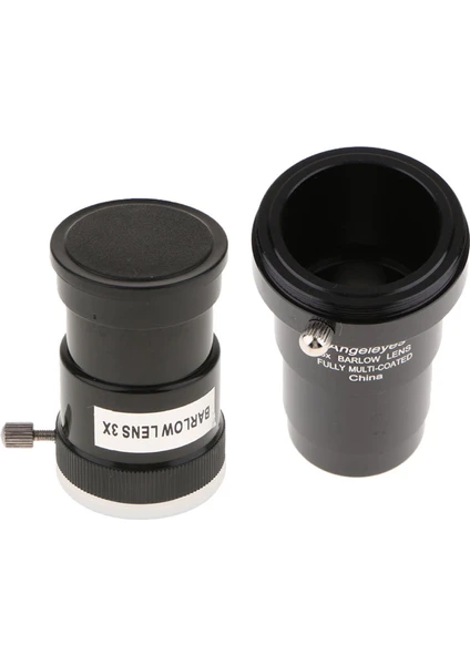 1.25 Inç Teleskop Barlow Lens 5x 3x Mercek Astronomi Fotoğrafçılık Için Set  (Yurt Dışından)