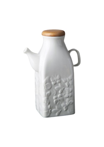 Porselen Yağdanlık 1 Lt Köşeli G2038