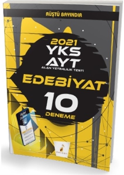 Yks AYT 2021 Edebiyat Dijital Çözümlü 10 Deneme Sınavı