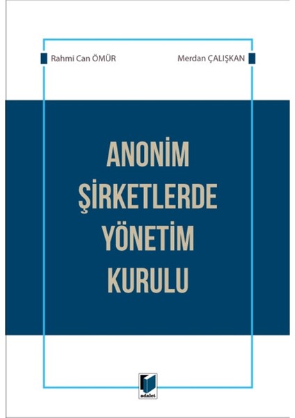 Anonim Şirketlerde Yönetim Kurulu