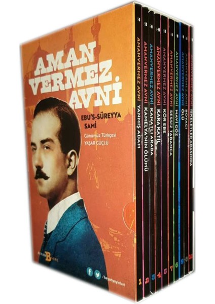 Amanvermez Avni Seti (10 Kitap Kutulu Takım)