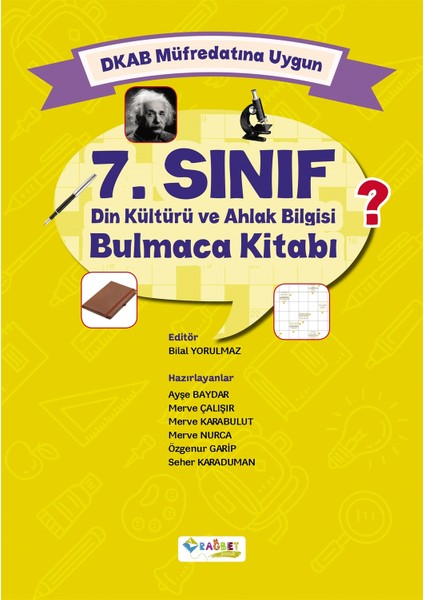 Rağbet Yayınları 7. Sınıf Din Kültürü ve Ahlak Bilgisi Bulmaca Kitabı