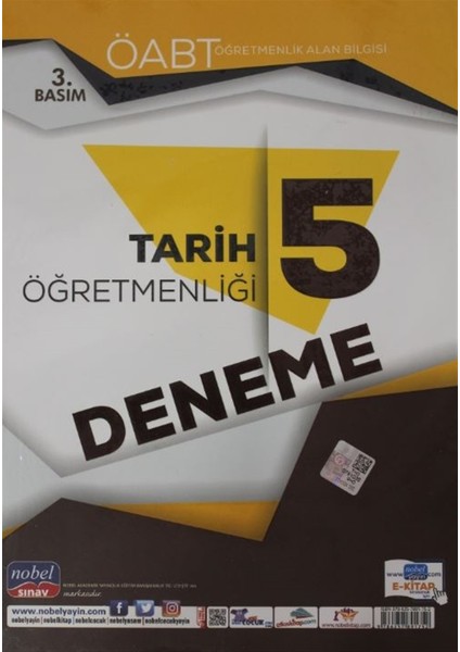 ÖABT Tarih Öğretmenliği 5 Deneme Sınavı