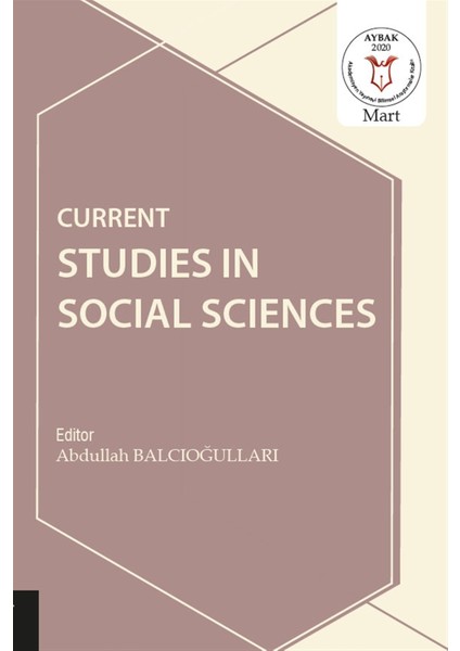 Current Studies In Social Sciences 1
