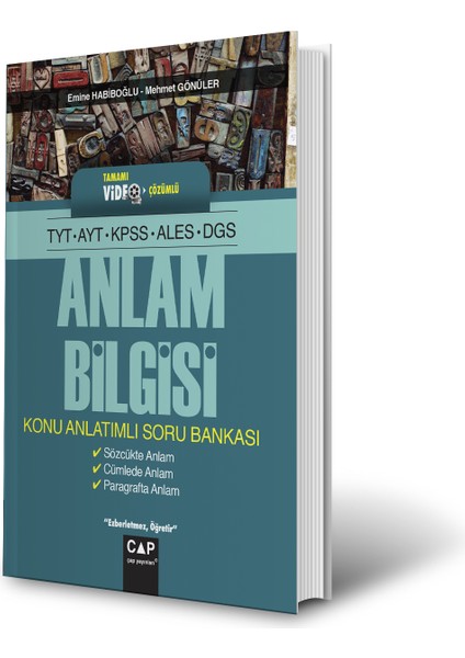 TYT AYT KPSS ALES DGS Muhteşem Üçlü 1. Kitap Anlam Bilgisi Konu Anlatımlı Soru Bankası - Emine Habiboğlu