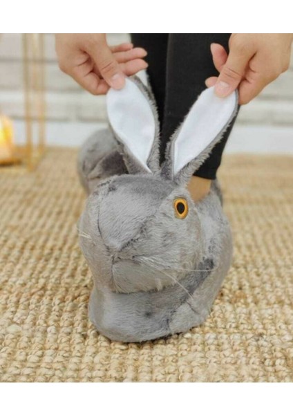 Hayvanlı H12 Tavşanlı Panduf Ev Içi Bot Panduf modelleri