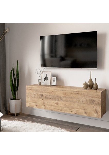 Delphin 100 cm Kapaklı Tv Ünitesi DLP12-A Çam