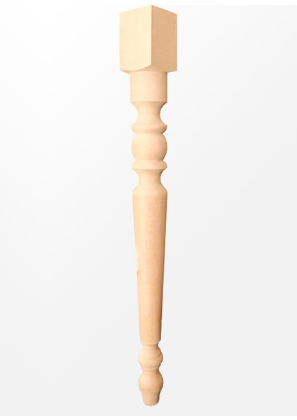 Ahşap Masa Ayağı - Uzunluk: 75 Cm / Çap: 7.5 Cm