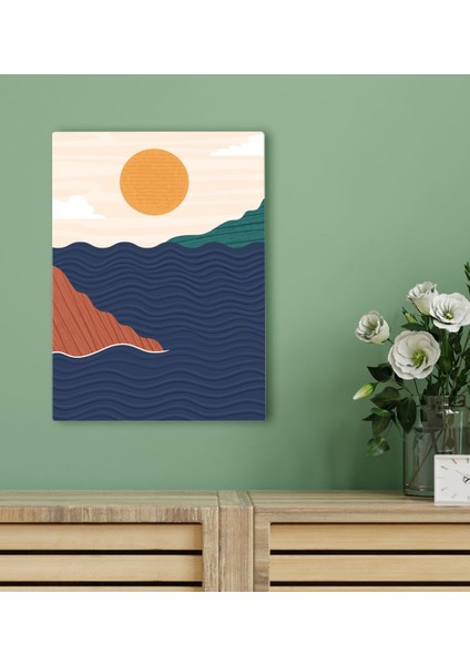 Gift Otel Odası Konseptli Kanvas Tablo 30X50CM-79