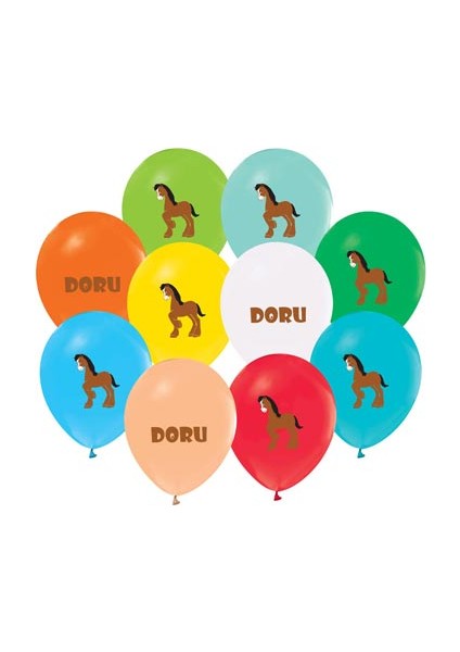 Doru At Balon Pastel ( 100 Adet )