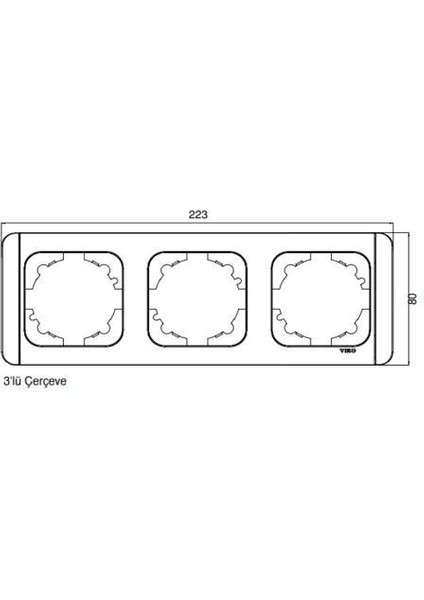 Kardelen 3 Lü Çerçeve fiyatları