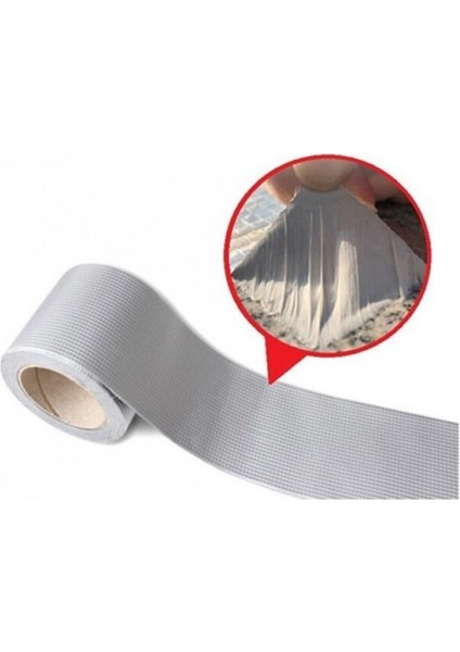 10 M x 5 cm Alüminyum Izolasyon Tamir Çatlak Bandı Çamur Bant