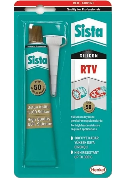 Rtv Silikon Kırmızı 50 gr