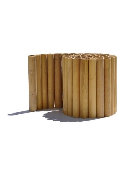Bambu Dekoratif Bordür Sınır Bahçe Çiti Kazıklı 15CMX1MT