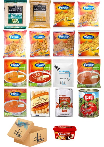 Yardım Hediye Kumanya Paketi 17 Parça 130 Nolu Paket