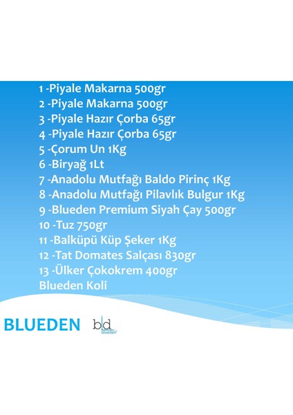 Ramazan Kumanya Paketi 13 Parça 94 Nolu Paket fiyatları