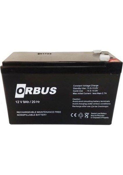 12V 9AH UPS Aküsü