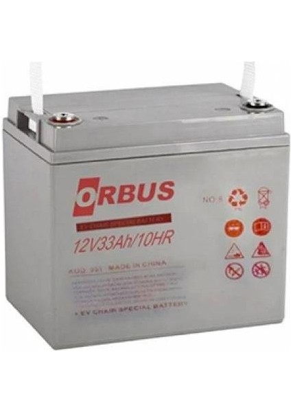 12V 33 Ah 10HR Engelli Araç Aküsü