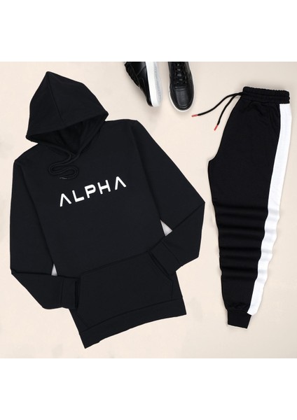 Trendy Passion Siyah Alpha Eşofman Takımı