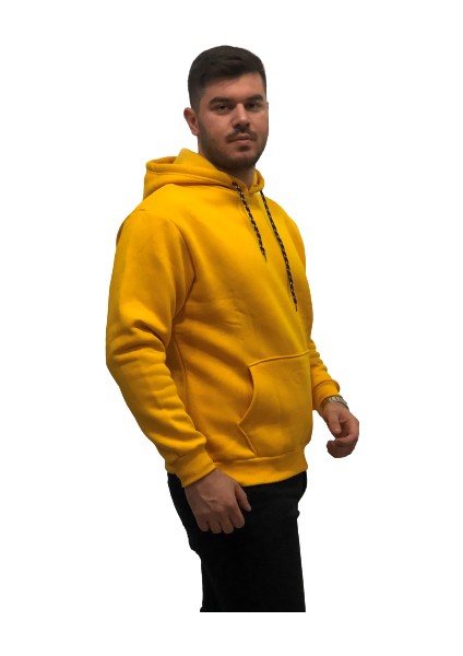Kapüşonlu Çok Kalın Tam Kışlık Içi Komple Pamuk 4 İplik Erkek Sweatshirt fiyatları