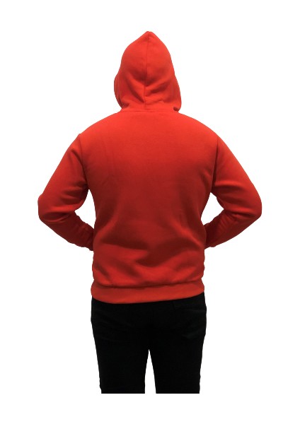 Kapüşonlu Tam Kışlık 4 İplik Çok Kalın Pamuk Dokuma Oversize Erkek Sweatshirt