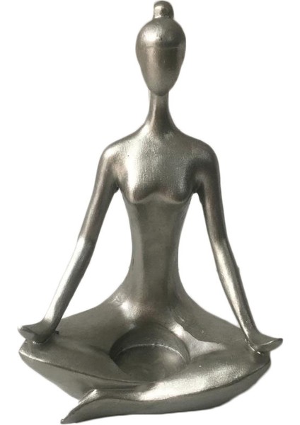 Yogacı Kız Mumluk Elleri Yanda