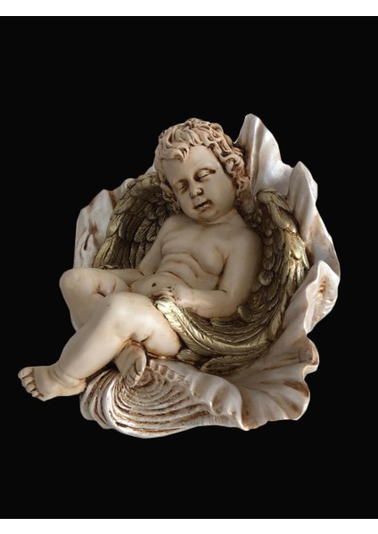 Büyük Istiridye Kabuğunda Yatan Melek Heykeli fiyatları